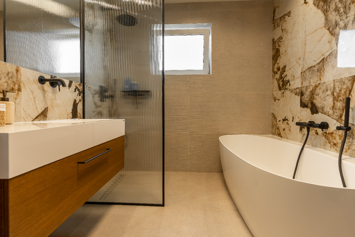 A Play of Light and Lines - interior design photo