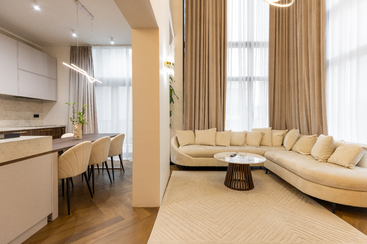 Lofted Elegance - interior design photo